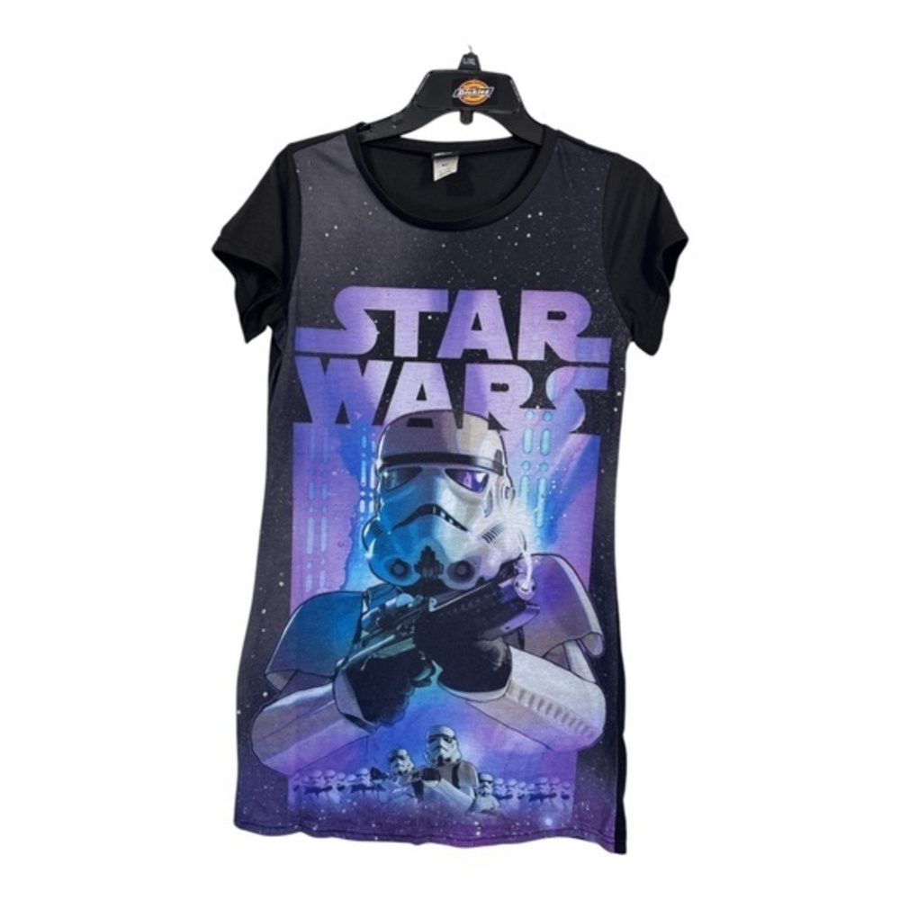 Star Wars Womens Nightgown Size Small Full Graphic Star Trooper Knee Length